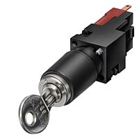 SIEMENS Spínač klíčový CES, 16 mm, kulatý plast