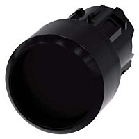 SIEMENS Tlačítko, 22 mm, kulaté, plast, černé, čelní kroužek