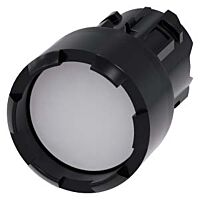 SIEMENS Tlačítko, 22 mm, kulaté, plast, bílé, čelní kroužek