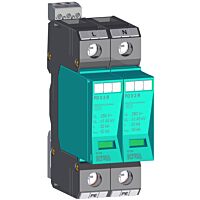 KIWA Ochrana přepěťová PO II 2 R 280V/40kA, modulární, vyměnitelná, C+D