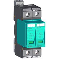 KIWA Ochrana přepěťová PO II 2 R 130V/40kA, modulární, vyměnitelná, C+D