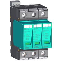 KIWA Svodič PO II 3 R 550V/40kA, přepěťová ochrana typu 2+3 (C+D) ,modulární, vyměnitelná