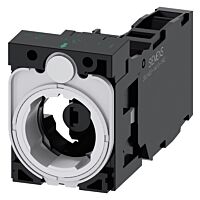 SIEMENS Držák pro 3 moduly, 1 NO + 1 NC, LED modul, červená, AC/DC 6-24V