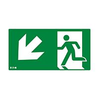 Bezpečnostní značka pro nouzové svítidlo