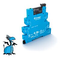 FINDER Vazební člen 39.10.7.024.9024, 1Z/2A/24V DC, 24V DC
