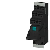 SIEMENS Relé zásuvné kompletní přístroj AC115V, 4 přepínací kontakty LED modul, červená barva, patice