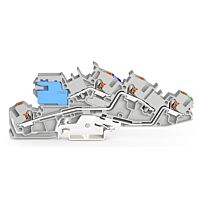 WAGO Svorka 2205-7641 Instalační patrová s ovládacím tlačítkem 4 mm², šedá