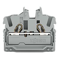 WAGO Svorka 2052-321 2vodičová průchozí Mini, s ovládacími otvory 2,5 mm², šedá