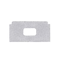 MCLED Koncovka pro PG2 s otvorem šedá