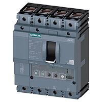 SIEMENS Jistič 3VA21, In 100 A, Icu 200 kA / 415 V, Ir 40 ÷ 100 A, Isd (1,5 ÷ 10)x In, Ii 12x In, 4pól, třmenové svorky typ 3VA2110-0HN46-0AA0