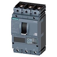 SIEMENS Jistič 3VA21, In 100 A, Icu 200 kA / 415 V, Ir 40 ÷ 100 A, Isd (1,2 ÷ 15)x In, Ii (3 ÷ 15)x In, Ig (0,2 ÷ 1)x In, tg 0,05/0,8 s, 3pól, přední přívod typ 3VA2110-0MQ32-0AA0