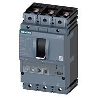 SIEMENS Jistič 3VA21, In 160 A, Icu 200 kA / 415 V, Ir 63 ÷ 160 A, Isd (1,5 ÷ 10)x In, Ii 10 x In, 3pól, přední přívod typ 3VA2116-0HN32-0AA0