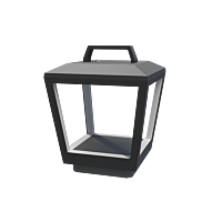 PANLUX Svítidlo LED TRAMONTANA 10W 800lm 3000K IP54 antracit