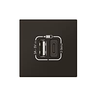 LEGRAND Nabíječka MOSAIC USB A+C 15W černá