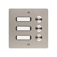 GROTHE Tlačítko zvonkové ETA 503 V2A AP 3 kontakty na omítku