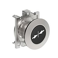 Tlačítkový ovladač, s návratem, ?30mm z