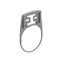 Šedý držák štítků pro LPXAU108 na ?30mm