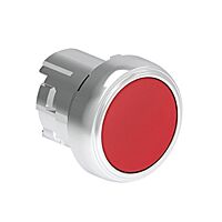Tlačítko s návratem, kovové, ?22mm, lícu