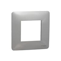 SCHNEIDER Rámeček Unica Studio jednonásobný, aluminium