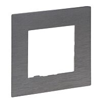 LEGRAND Rámeček NILOÉ STEP 863991 jednonásobný broušená ocel