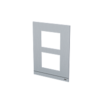 ABB Kryt 2TMA200160A0011 tlačítkového tabla, velikost 1/2 205x135x20mm, eloxovaný hliník