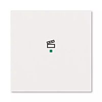 ABB Kryt LEVIT 6220H-A01003 68 1násobný, symbol „scény“; perleťová