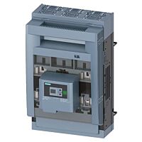 SIEMENS Pojistkový odpínač velikost 1, 3pól. provedení se signalizací stavu pojistek EFM20, AC 230÷690 V, pro montáž na přípojnice, rozteč 60mm, třmenové svorky typ 3NP1143-1BC23