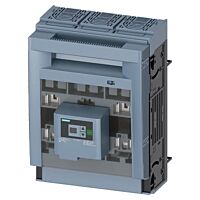 SIEMENS Pojistkový odpínač velikost 2, 3pól. provedení se signalizací stavu pojistek EFM20, AC 230÷690 V, pro montáž na přípojnice, rozteč 60mm, šroubové svorky typ 3NP1153-1BC13
