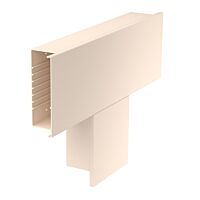 OBO BETTERMANN Díl T, pro kanál WDK, 600x230x100, krémová bílá Polyvinylchlorid, PVC typ WDK T100230CW