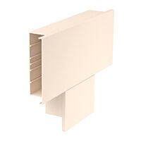 OBO BETTERMANN Díl T, pro kanál WDK, 400x210x80, krémová bílá Polyvinylchlorid, PVC typ WDK T80210CW