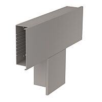 OBO BETTERMANN Díl T, pro kanál WDK, 600x230x100, kamenná šeď, Polyvinylchlorid, PVC typ WDK T100230GR
