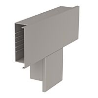 OBO BETTERMANN Díl T, pro kanál WDK, 400x170x80, kamenná šeď, Polyvinylchlorid, PVC typ WDK T80170GR