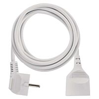 EMOS Přívod prodlužovací 3m 1zásuvka bílá PVC 1,5mm2
