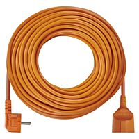 EMOS Přívod prodlužovací 30m 1zásuvka oranžový PVC 250 V 1,5mm2
