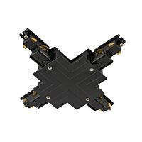 SLV Spojka X pro S-TRACK 3fázovou montážní lištu DALI černá