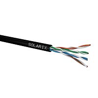 SOLARIX Instalační kabel Solarix CAT5E UTP PE Fca (balení 100m/box) SXKD-5E-UTP-PE