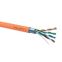 SOLARIX Instalační kabel Solarix CAT5E FTP LSOHFR B2ca-s1,d1,a1 (balení 500m/cívka) SXKD-5E-FTP-LSOHFR-B2ca