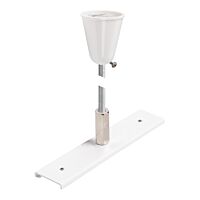 Track reinprocement plate with mounting