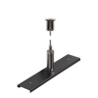 Track reinprocement plate with mounting