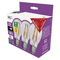 EMOS Žárovka LED 5W-75 E27 1060lm 4000K 300° FILAMENT A60