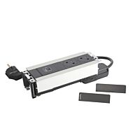 MULTIL 2X2P+T USB 30W PWDE KOV