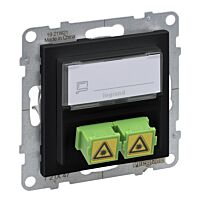 Zásuvka SUNO 721447 optická černá