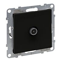 LEGRAND Zásuvka SUNO 721465 TV průběžná černá