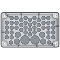 EATON Příruba F3A-2K-D30/3 kabelová s kruhovými výřezy plast11.543.647 IP55