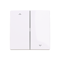 ABB ZONI Ovladač 3559T-A00662 500 spínače žaluziového dělený, s potiskem, bílá