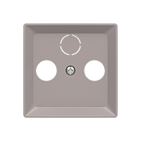 ABB Zoni 5011T-A00300 244 Kryt ovládání zásuvky televizní, rozhlasové (a satelitní) greige