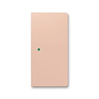 ABB Kryt ZONI 6220T-A02000 242 ovládání 2násobný levý/pravý, bez potisku pudrová