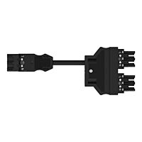 WAGO Kabel propojovací 771-5001/296-000 Konfekcionovaný Y Kód. A, černá