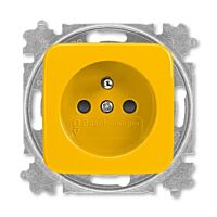 ABB REFLEX SI Zásuvka 6619B-A06357 Y s clonkami, bezšroubové svorky, IP40, žlutá