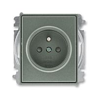 ABB TIME Zásuvka 6619E-A06357 34 s clonkami, bezšroubové svorky, IP40, antracitová